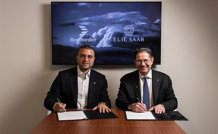 تعاون حصري بين بومباردييه وإيلي صعب